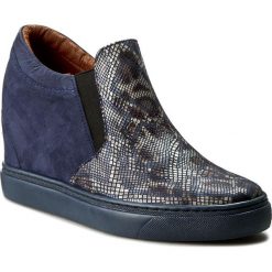 Sneakersy BALDACCINI - 796500-A04 Suger 07/Granat Zamsz. Niebieskie półbuty damskie marki Baldaccini, bez wzorów, ze skóry, bez obcasa, na obcasie, bez zapięcia. W wyprzedaży za 259,00 zł.