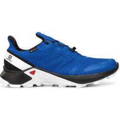 Salomon Supercross GTX Tenisówki Niebieski. Niebieskie trampki męskie Salomon, bez wzorów, z materiału, bez zapięcia. Za 567,95 zł.
