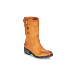 Botki PLDM by Palladium CARAMBA. Pomarańczowe botki damskie PLDM by Palladium, bez obcasa, bez zapięcia. W wyprzedaży za 631,20 zł.