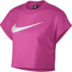Koszulka Nike Wmns NSW Swoosh Top Crop (AR3064-623). Fioletowe koszulki damskie Nike, na co dzień, bez wzorów, z bawełny, bez kołnierzyka, bez rękawów. Za 119,99 zł.
