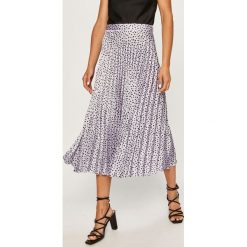 Answear - Spódnica Answear Lab. Spódniczki damskie ANSWEAR, na co dzień, s, bez wzorów, z poliesteru, casualowe, z podwyższonym stanem, midi, rozkloszowane. Za 119,90 zł.