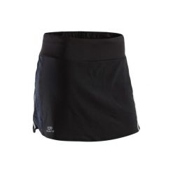 Spódniczka do biegania RUN DRY+ 2 w 1. Czarne spódniczki damskie KALENJI, l, z elastanu, krótkie, mini. Za 69,99 zł.