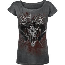 Slayer Mongo Goat Koszulka damska ciemnoszary. Szare bluzki damskie marki Slayer, s. Za 121,90 zł.