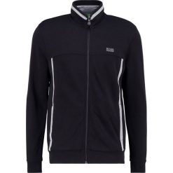 BOSS ATHLEISURE SKAZOS Bluza rozpinana black. Czarne kardigany męskie marki BOSS Athleisure, s, z bawełny. W wyprzedaży za 421,85 zł.