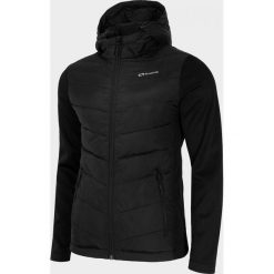 Softshell męski SFM701 - głęboka czerń - Outhorn. Pomarańczowe kurtki męskie EVERHILL, m, bez wzorów, z elastanu, bez kaptura. Za 119,99 zł.