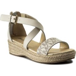 Sandały MICHAEL MICHAEL KORS - Zia-Margie Sims B288504 Beige. Brązowe sandały dziewczęce MICHAEL Michael Kors, ze skóry ekologicznej, bez zapięcia. W wyprzedaży za 289,00 zł.