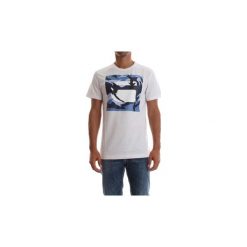 T-shirty z krótkim rękawem G-Star Raw D08404 336 HIFTON. Białe t-shirty męskie G-Star RAW, xs, bez wzorów, retro, bez kołnierzyka, krótkie. W wyprzedaży za 128,50 zł.