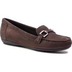 Mokasyny GEOX - D Annytah Moc A D84BMA 00032 C6024 Dk Coffee. Pomarańczowe mokasyny damskie Geox, z nubiku. W wyprzedaży za 339,00 zł.