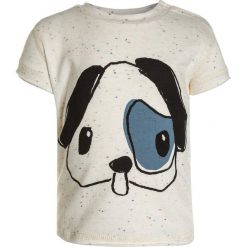 Soft Gallery BABY ASHTON Tshirt z nadrukiem offwhite. Białe t-shirty męskie marki Soft Gallery, z nadrukiem, z elastanu. Za 149,00 zł.