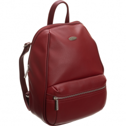 Plecak damski czerwony David Jones CM5504 - czerwony. Czerwone plecaki damskie David Jones, bez wzorów, ze skóry ekologicznej. Za 149,99 zł.