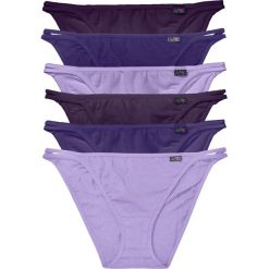 Figi: Figi „tanga” (6 par) bonprix lila-ciemny lila -bez