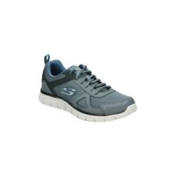 Buty Skechers 52631-GYNV. Szare buty sportowe męskie Skechers, bez zapięcia. Za 219,40 zł.