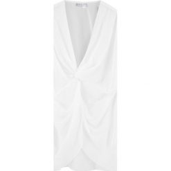 Tunika plażowa bonprix biały. Białe tuniki damskie marki bonprix, z szyfonu. Za 84,99 zł.