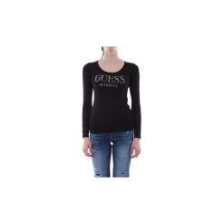 Swetry Guess W91R58 Z2760 EMILY. Czarne swetry damskie Guess, s, z aplikacjami, bez rękawów, bez kaptura. Za 276,22 zł.