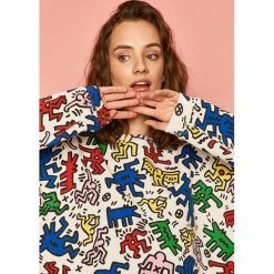 Medicine - Bluza by Keith Haring. Białe bluzy damskie MEDICINE, s, bez wzorów, z bawełny, bez rękawów, bez kaptura. W wyprzedaży za 79,90 zł.