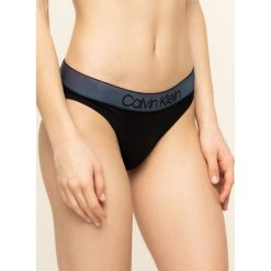 Figi klasyczne Calvin Klein Underwear 000QF5589E. Czarne figi damskie Calvin Klein Underwear, xs, bez wzorów. W wyprzedaży za 79,00 zł.