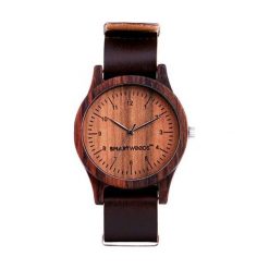 Zegarek SmartWoods Unisex Drewniany Classic 3774 Palisander brązowy. Pomarańczowe zegarki damskie SmartWoods. Za 399,99 zł.