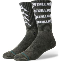 Stance Metallica Stack Skarpetki Czarny Szary. Szare skarpetki męskie Stance, bez wzorów, z elastanu. Za 85,95 zł.