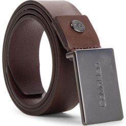 Pasek Męski CALVIN KLEIN - 3.5Cm Adj Plaque Belt K50K504239 85 201. Brązowe paski męskie Calvin Klein, w paski, ze skóry. Za 299,00 zł.