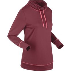Shirt funkcyjny, długi rękaw bonprix czerwony klonowy - dymny malinowy. Czerwone koszulki damskie bonprix, bez wzorów, bez kołnierzyka, z długim rękawem. Za 89,99 zł.