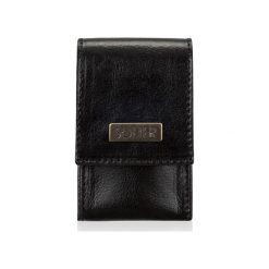 SKÓRZANE MĘSKIE ETUI NA PAPIEROSY SA14 SLIM CZARNY. Czarne etui męskie marki Solier, ze skóry. Za 34,90 zł.