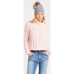GOLF Twinset. Różowe swetry damskie Twinset, xl, z aplikacjami, z wełny, bez rękawów, bez kaptura. Za 989,00 zł.