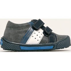 Kornecki - Buty dziecięce. Niebieskie trampki chłopięce Kornecki, bez wzorów, z gumy, sportowe, z okrągłym noskiem, bez zapięcia. Za 139,90 zł.