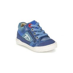 Buty Dziecko Kickers JINJANG. Niebieskie trampki chłopięce marki Kickers. Za 209,30 zł.