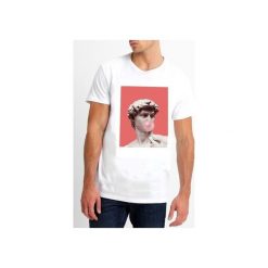 T-shirt : " Dawid 1 ". Białe t-shirty męskie Life is art, s, bez wzorów, bez kołnierzyka. Za 120,00 zł.