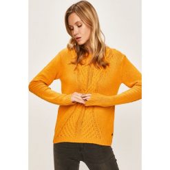 Roxy - Sweter. Różowe swetry damskie Roxy, s, bez wzorów, z bawełny, bez rękawów, bez kaptura. W wyprzedaży za 269,90 zł.
