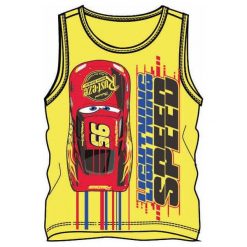 Disney By Arnetta Koszulka Chłopięca Cars 104 Żółty. Żółte t-shirty chłopięce Disney By Arnetta, z nadrukiem, z materiału, bez rękawów. Za 35,00 zł.