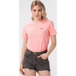 Vans Junior V Koszulka Różowy Beżowy. Różowe koszulki damskie Vans, xs, z haftami, z bawełny, bez kołnierzyka, z krótkim rękawem. Za 128,95 zł.