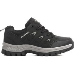 Czarne Buty Sportowe Deduce. Czarne buty sportowe męskie Born2be, z materiału, na sznurówki. Za 99,99 zł.