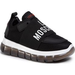 Sneakersy LOVE MOSCHINO - JA15145G0AJS0000 Nero. Czarne półbuty damskie Love Moschino, z tworzywa sztucznego. W wyprzedaży za 849,00 zł.