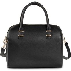 Torebka bonprix czarny. Czarne torebki klasyczne damskie bonprix, w paski, eleganckie, na ramię, zdobione, bez dodatków. Za 99,99 zł.