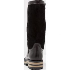 Pier One Śniegowce black. Czarne śniegowce męskie Pier One, z materiału. W wyprzedaży za 227,40 zł.