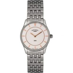 ZEGAREK ROTARY LADIES ULTRA SLIM. Białe zegarki męskie marki ROTARY, ze stali. Za 1490,00 zł.