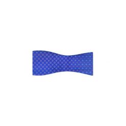 Niebieska mucha wiązana z motywem kwiatowym W105. Niebieskie muszki męskie Modini Moda Męska, na co dzień, bez wzorów, z tkaniny, eleganckie. Za 60,75 zł.