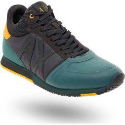 SNEAKERSY ARMANI EXCHANGE. Zielone sneakersy męskie Armani Exchange, na sznurówki. Za 669,00 zł.