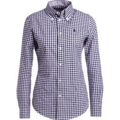 Polo Ralph Lauren GINGHAM SLIM FIT Koszula navy/white. Niebieskie tuniki damskie Polo Ralph Lauren, bez wzorów, z bawełny, polo, bez rękawów. Za 419,00 zł.
