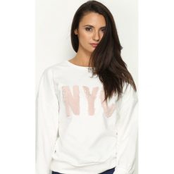 Bluzy damskie: Biała Bluza NoYoCo