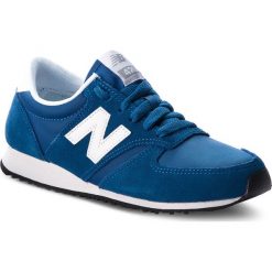 Sneakersy NEW BALANCE - U420BWN Granatowy. Niebieskie półbuty damskie New Balance, bez wzorów, ze skóry, klasyczne, bez obcasa, na płaskiej podeszwie, bez zapięcia. W wyprzedaży za 199,00 zł.