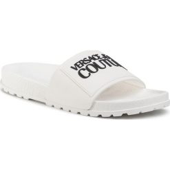 Klapki VERSACE JEANS COUTURE - E0YVBSQ2 71353 003. Białe klapki męskie z jeansu. Za 279,00 zł.