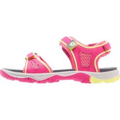 Jack Wolfskin ACORA BEACH Sandały trekkingowe tropic pink. Czerwone sandały chłopięce marki Jack Wolfskin, z materiału. Za 189,00 zł.