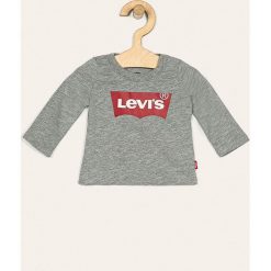Levi's - Longsleeve dziecięcy 56/62-98 cm. Niebieskie bluzki dziewczęce Levi's®, z nadrukiem, z bawełny, z okrągłym kołnierzem, z długim rękawem, długie, bez kaptura. Za 89,90 zł.