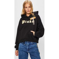 Pinko - Bluza. Czarne bluzy damskie Pinko, s, z nadrukiem, z elastanu. W wyprzedaży za 639,90 zł.