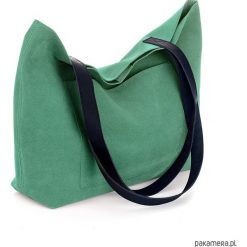 WELUROWA TOREBKA HANDMADE | ROSTELLUM Limetta. Czarne torebki klasyczne damskie marki Pakamera. Za 485,00 zł.
