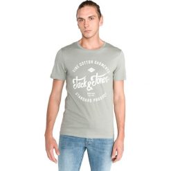 Jack & Jones Rafa Koszulka Zielony. Zielone podkoszulki męskie Jack & Jones, s, z nadrukiem, z bawełny, z krótkim rękawem. Za 57,95 zł.