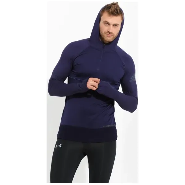 Adidas Bluza Clmht Sn Exp M. , granatowy, rozmiar S. Niebieskie bluzy męskie Adidas, na zimę, s, bez wzorów, z elastanu, z kapturem, bez rękawów, bez kaptura. W wyprzedaży za 279,99 zł.