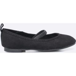Blukids - Baleriny dziecięce. Czarne baleriny dziewczęce marki Blukids, z materiału. W wyprzedaży za 34,90 zł.